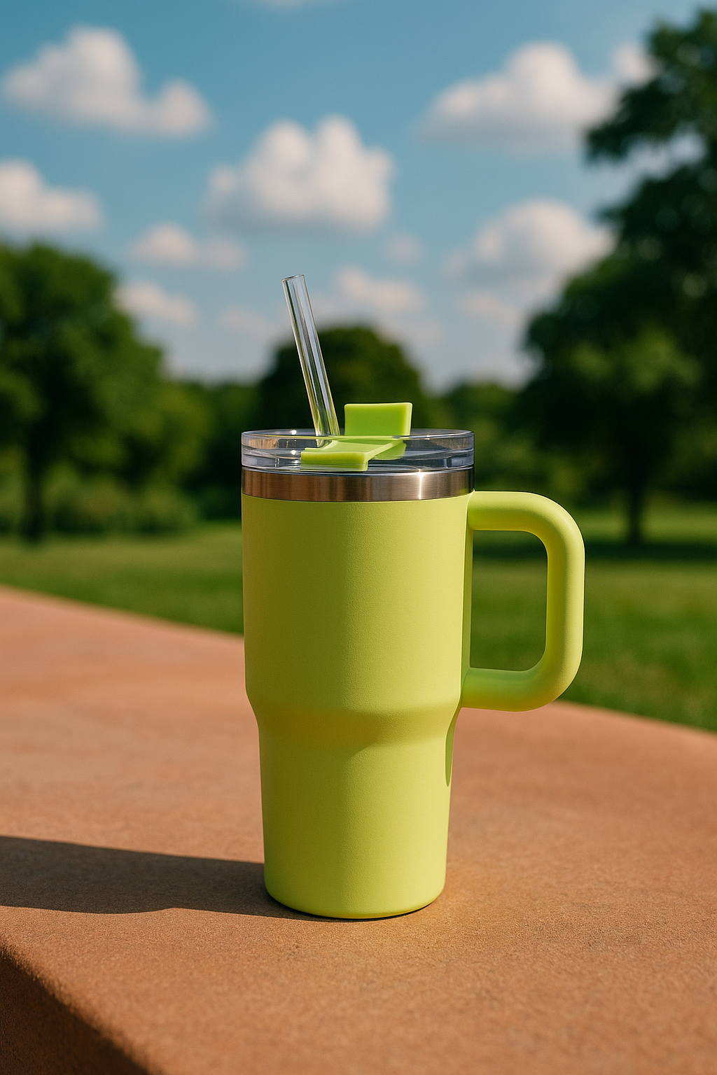 KLINKCO Stainless Steel Tumbler with Straw, Sipper Bottle for Women| Double Insulated Tumblers for Hot & Cold Drink 100% Leakproof Tumbler | Green | 500ml Steel